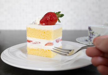 いちごのショートケーキ