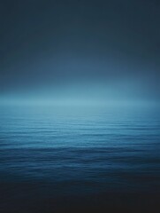 Obraz premium Serene Twilight Sea for Misty Horizon.