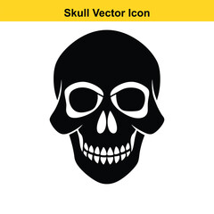 Fototapeta premium Skull and crossbones with white background.