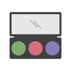 illustration of make up tools icon vector design
