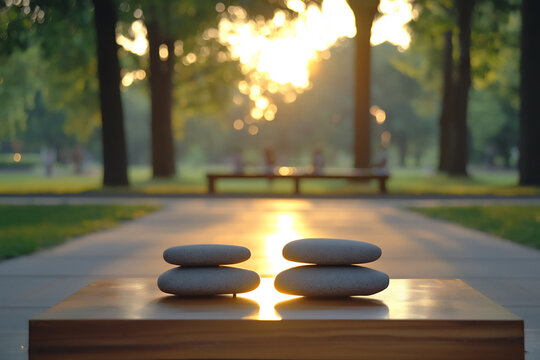 tai chi at sunrise, - Powered by Adobe