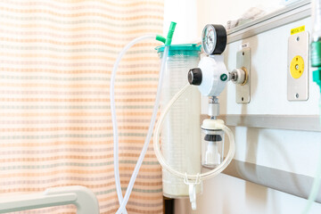 A hospital bed is a specialized medical device designed for patient care, offering adjustable features for comfort and treatment. Equipped with movable side rails, electronic height adjustments