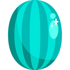 Watermelon Health Fresh Fruit Flat Illustration