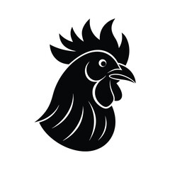 vector illustration of a rooster
