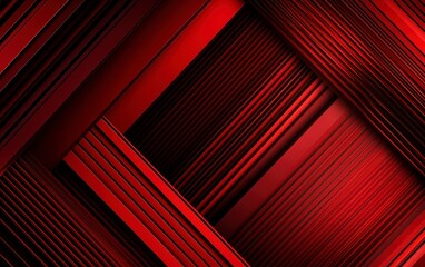 3d red geometric abstract background overlaps layer on dark space with diagonal lines decoration. Modern graphic design. Abstract Red and Black Fractal Stripes Background. fractal