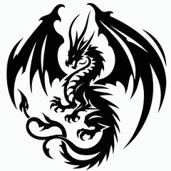 black dragon tattoo