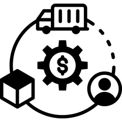 Obraz premium Product Chain Icon