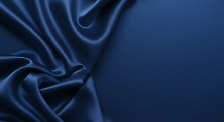Fototapeta premium Midnight Silk Drape AI Generated