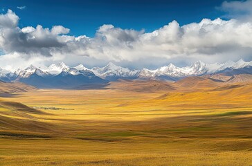 A panoramic view of the Tibet Autonomous Region,