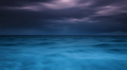 Obraz premium Stormy sea, twilight ocean