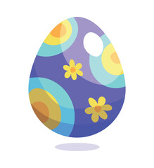 Hand-drawn easter element collection