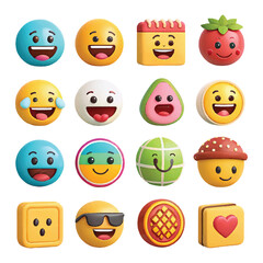 world emoji day vactor art ikon packs