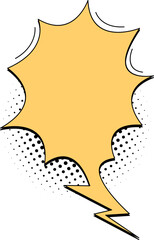 Pop Art Comic Speech Bubble