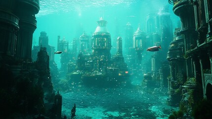 The Sunken Metropolis: A Lost Underwater City of Ancient Wonders