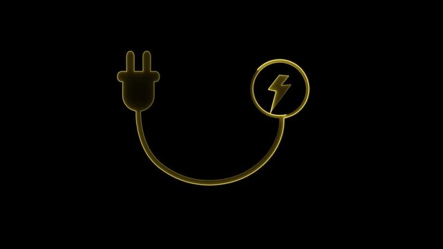 Electric car and electrical cable plug charging icon . Electric plug wire icon. Electricity icon vector image. Can also be used for web apps, mobile apps and print media.