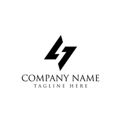 S letter logo with lightning style.