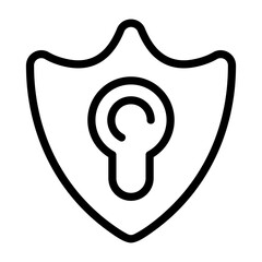 VPN Outline Style  Icon