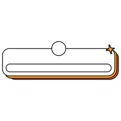 Retro Color Instagram UI Frame with Social Media Widget, Quiz, and Ask Box