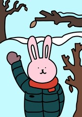 겨울 토끼  © 한나 이
