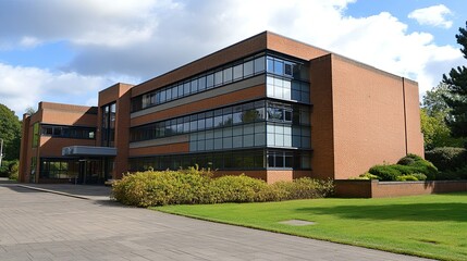 Fototapeta premium A modern research and development building.