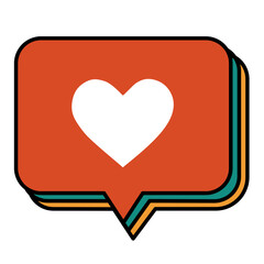 Retro Color Instagram UI Frame with Social Media Widget, Quiz, and Ask Box