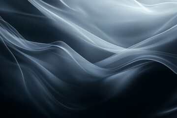 Obraz premium Abstract Wave Pattern Background with Smooth Light Flow and Elegant Design