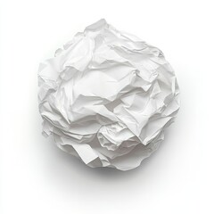 Fototapeta premium Crumpled paper ball (4)