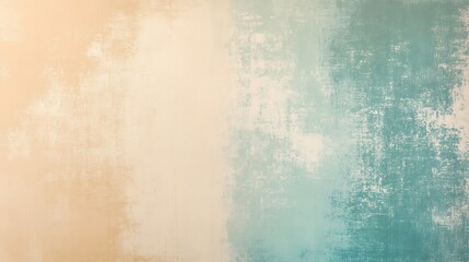 Abstract Beige and Teal Textured Background