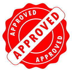 Approved Stamp Seal for Certification and Authorization

