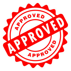Approved Stamp Seal for Certification and Authorization

