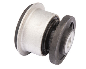 Set of car suspension silent blocks. Spare parts of the chassis of the car.