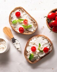 bread with tomato sauce