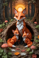 Fox Family Hideout