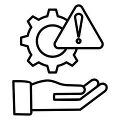 Risk Management Icon