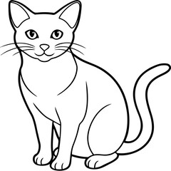 Obraz premium vector illustration of a cat