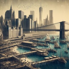 Obraz premium Add a distressed effect to give the image a vintage feel
