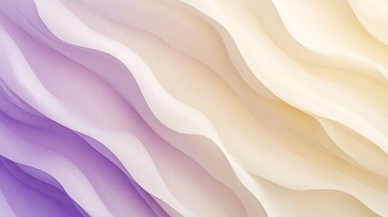 Obraz premium Abstract Purple and Beige Wavy Fabric Texture