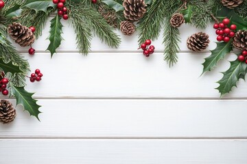 Festive Christmas border