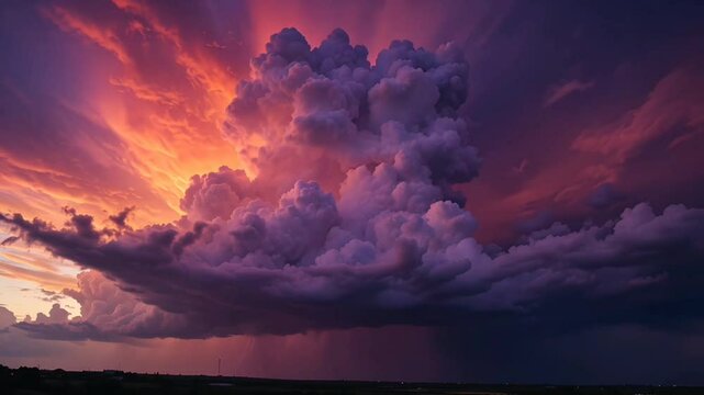 Witness the raw power of nature: a breathtaking storm that will leave you speechless and amazed on transparent background