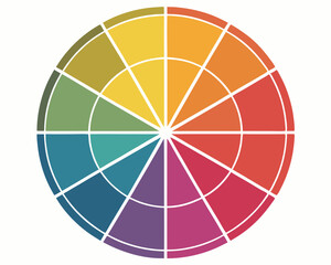 Obraz premium color palate