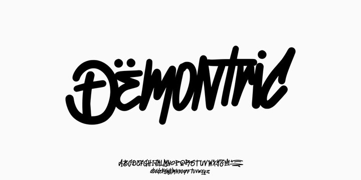 Modern Monoline Font. Graffiti Font. Creative Hand Drawn Uppercase ,Lowercase.Street Art Classic Lettering Fashion Designs Typography modern serif decorative vintage concept vector illustration