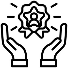 Loyal customer , icon for business to consumer, website, application, printing, document, poster design, etc