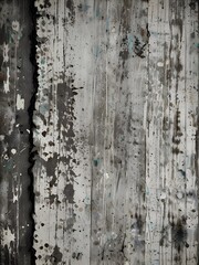 Abstract Grunge Black and White Distressed Texture &ndash; High Contrast, Scratched, and Weathered Background