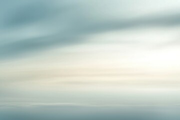 Soft Pastel Sky with Gentle Clouds and Serene Atmosphere at Dusk