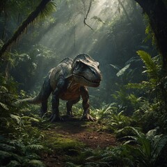 A paleontologist discovers a living dinosaur hidden in a remote jungle. What happens next?