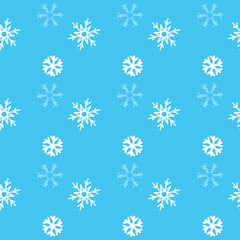 seamless pattern with snowflakes