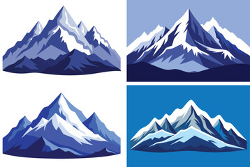 vector illustration of mountain landscape