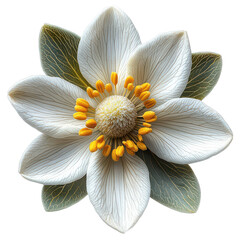 Edelweiss PNG white flower PNG alpine flower PNG mountain bloom PNG rare plant PNG delicate blossom PNG transparent background