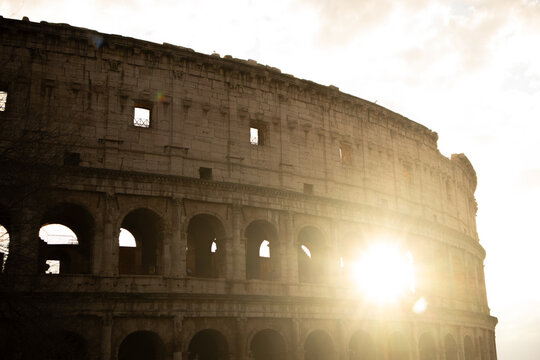 colosseum at night