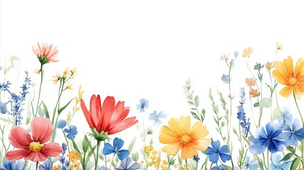 Obraz premium illustrative botanical divider